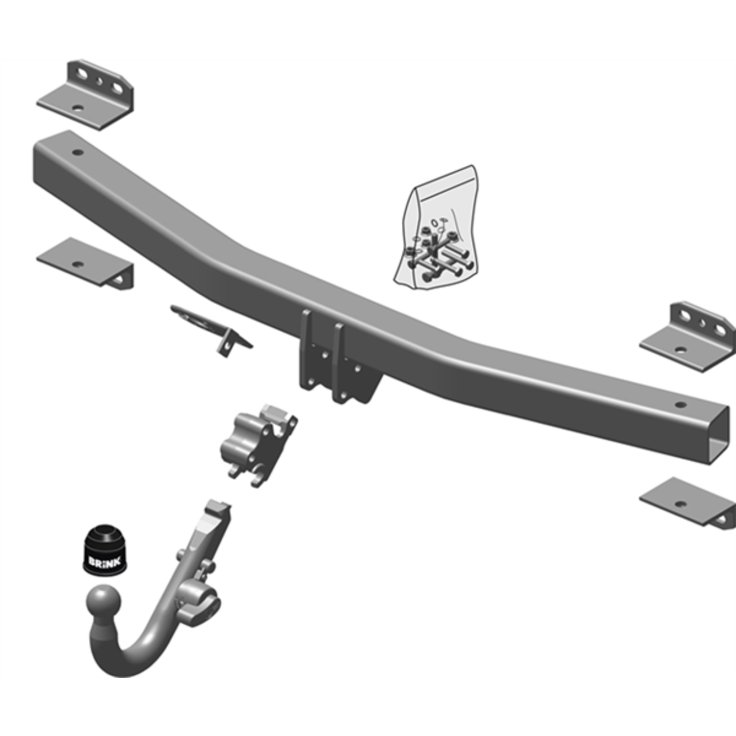 BRINK - Volkswagen Touareg (2003 - 2018) Detachable Towbar