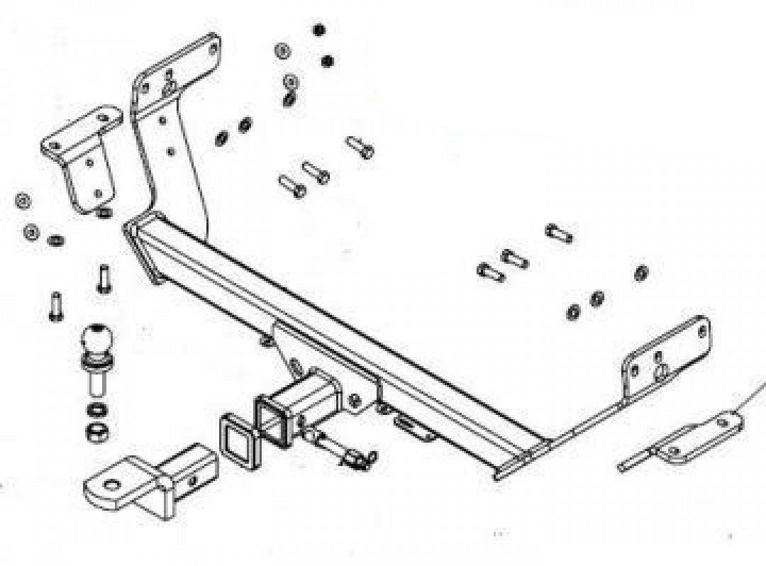 Trailboss - Towbar Suited For Toyota Hiace Bus SLWB & Commuter (2005 Onwards)