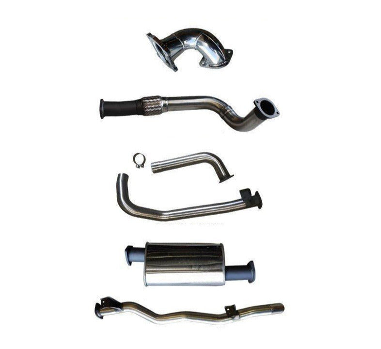 Manta | 3″ Turbo Back Exhaust with Muffler | Toyota LandCruiser HDJ78 4.2L Turbo Diesel Troop Carrier 2001–2006