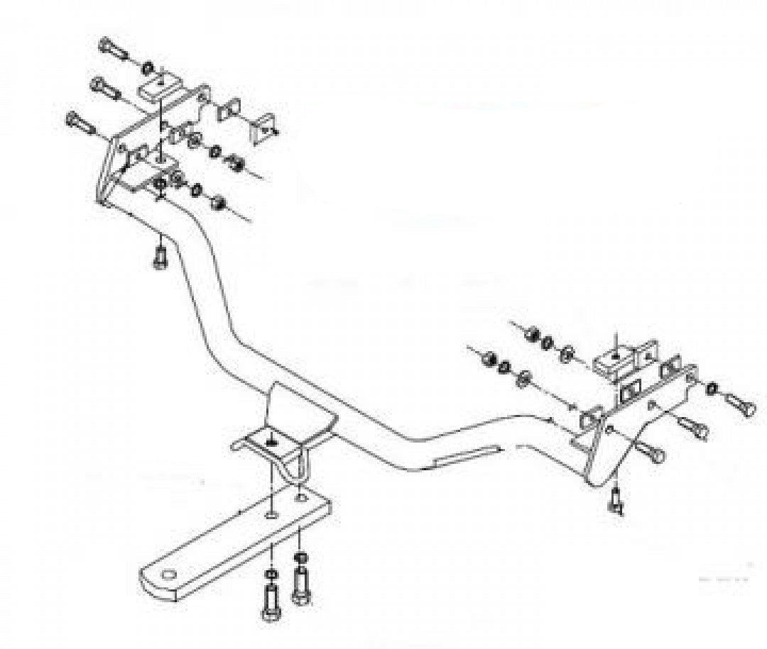 Trailboss - Towbar Suited For Toyota Hilux 2WD (1983 - 2005)