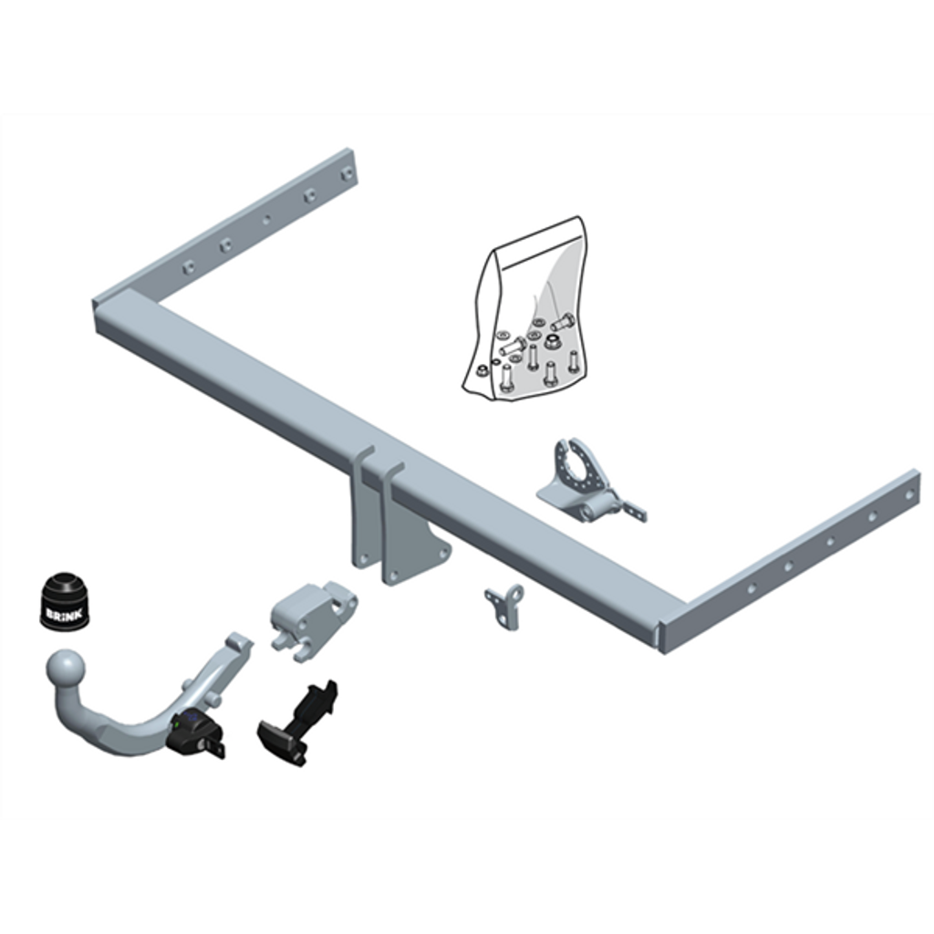 BRINK - Audi A3 (2008 - 2013), Audi A3 Sportsback (2008 - 2013) European Towbar