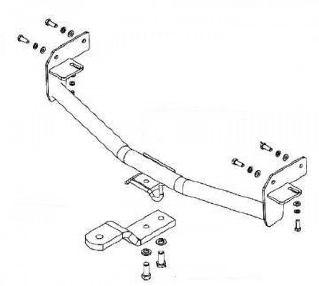 Trailboss - Towbar Suited For Mitsubishi Lancer Wagon/Sportwagon ES (2004 - 200…