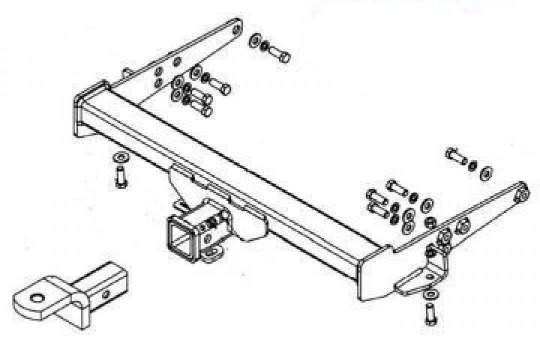 Trailboss - Towbar Suited For Volkswagen Transporter Multivan T5 (2010 - 2015)
