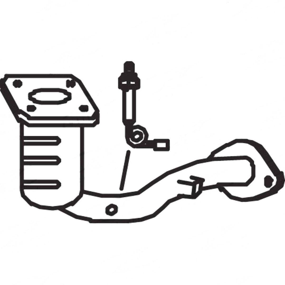 Standard Catalytic Converter - Citroen C3 FC (2002 - 2009) Hatchback (1.4L) Catalytic C…