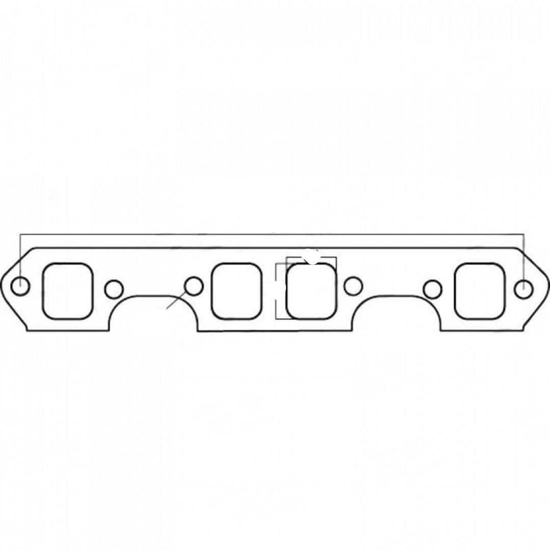 Holden Red, Blue & Black Motor 253ci & 308ci, 253ci & 4987cc - Exhaust Manifold Gasket