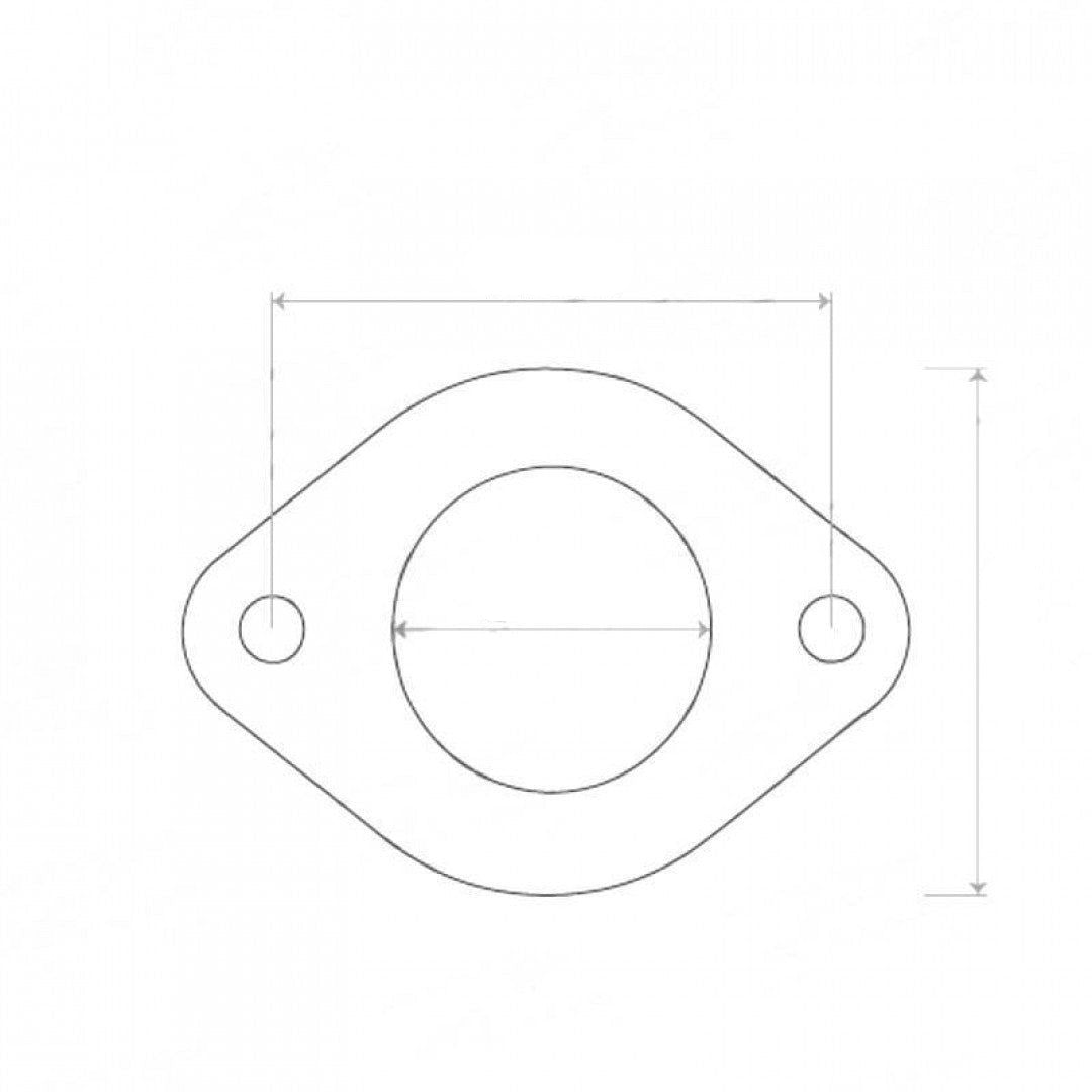 Flange Gasket - Inside Diameter 97mm (2 Bolts)