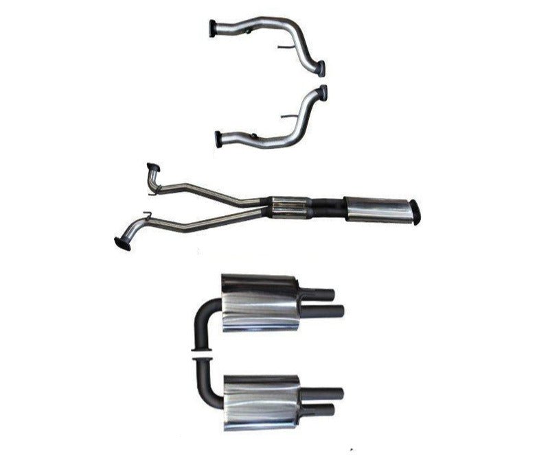Manta | Twin 2.5″ Cat Back Exhaust System with Twin Mufflers | HSV VE E3 Clubsport GTS 6.2L V8 Sedan Sportwagon 2010–2013
