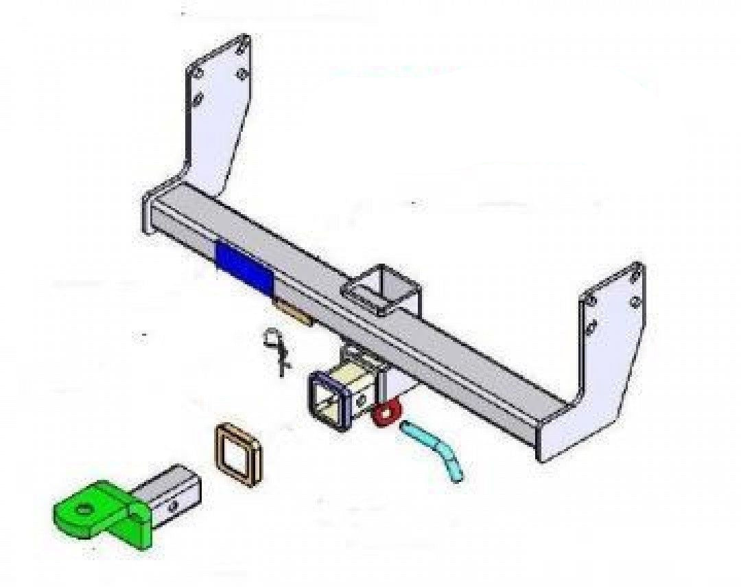 Trailboss - Towbar Suited For Mercedes Benz Sprinter Cab Chassis 3 & 5T (2006 O…