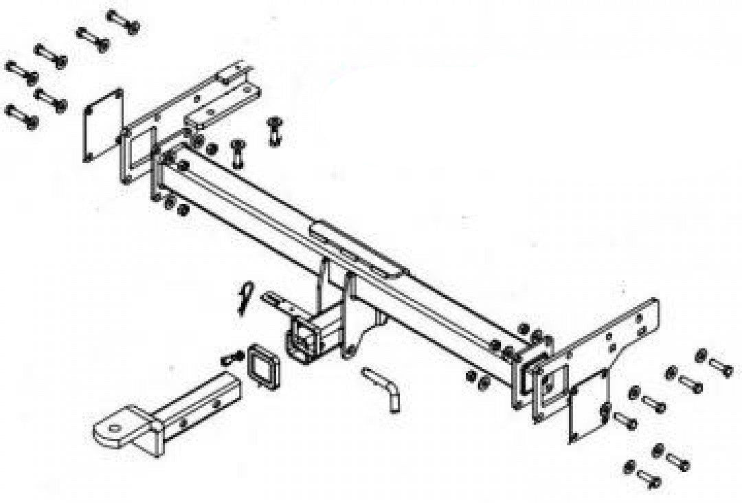 Trailboss - Towbar Suited For ZX Auto Grand Tiger ZX (2013 Onwards)