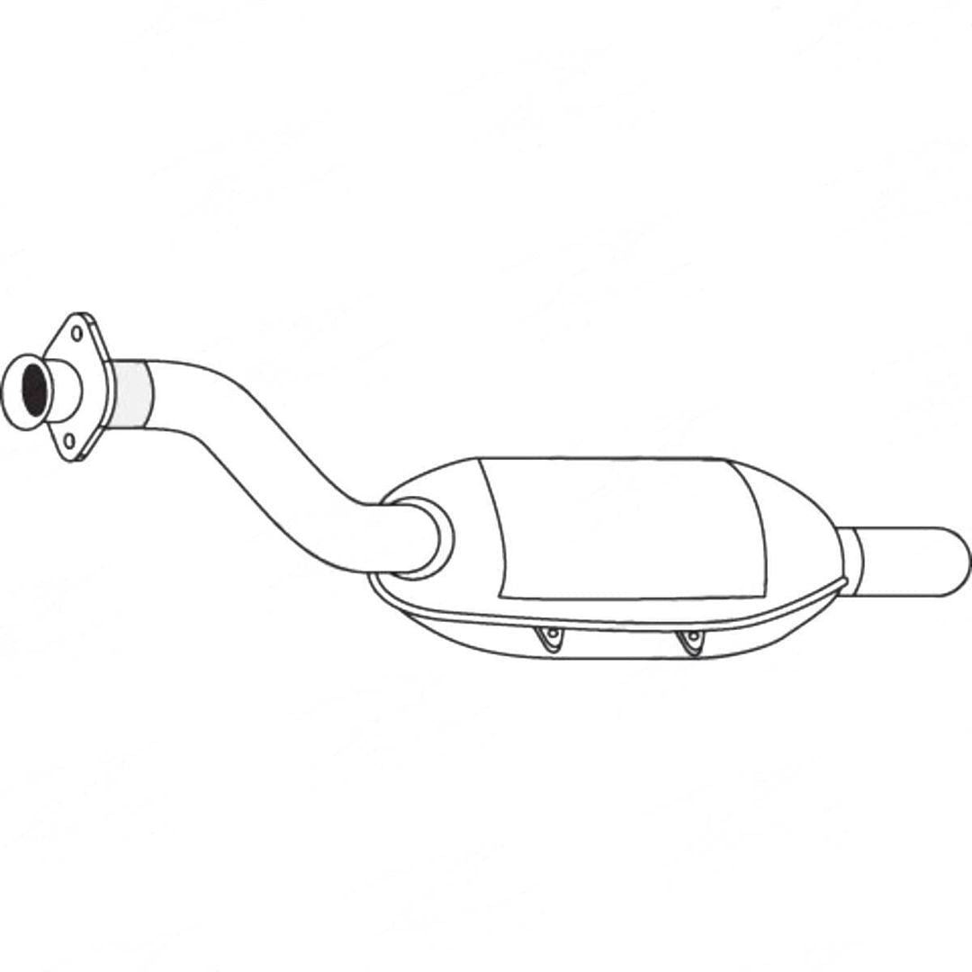 Standard Catalytic Converter - Peugeot 206 2D (2003 - 2007) Convertible (2.0L) Catalyti…