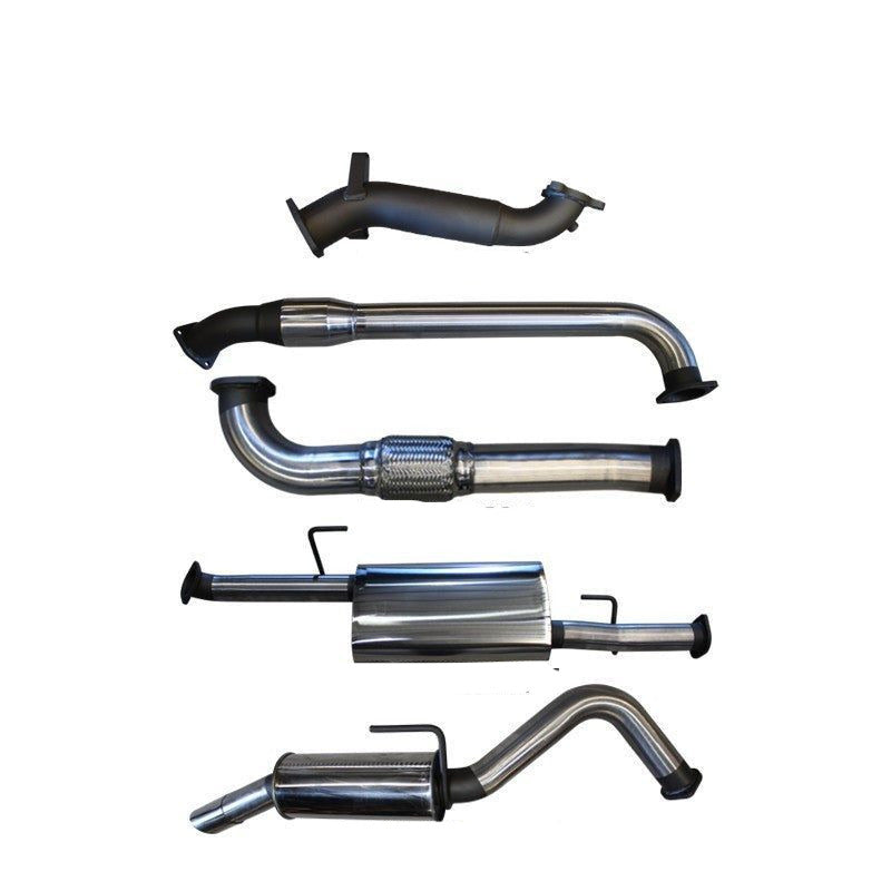 Manta | 3″ Turbo Back Exhaust System with Cat & Rear Muffler | Nissan Navara D40 2.5L Turbo Diesel Manual Thai Build Ute 2007–2015