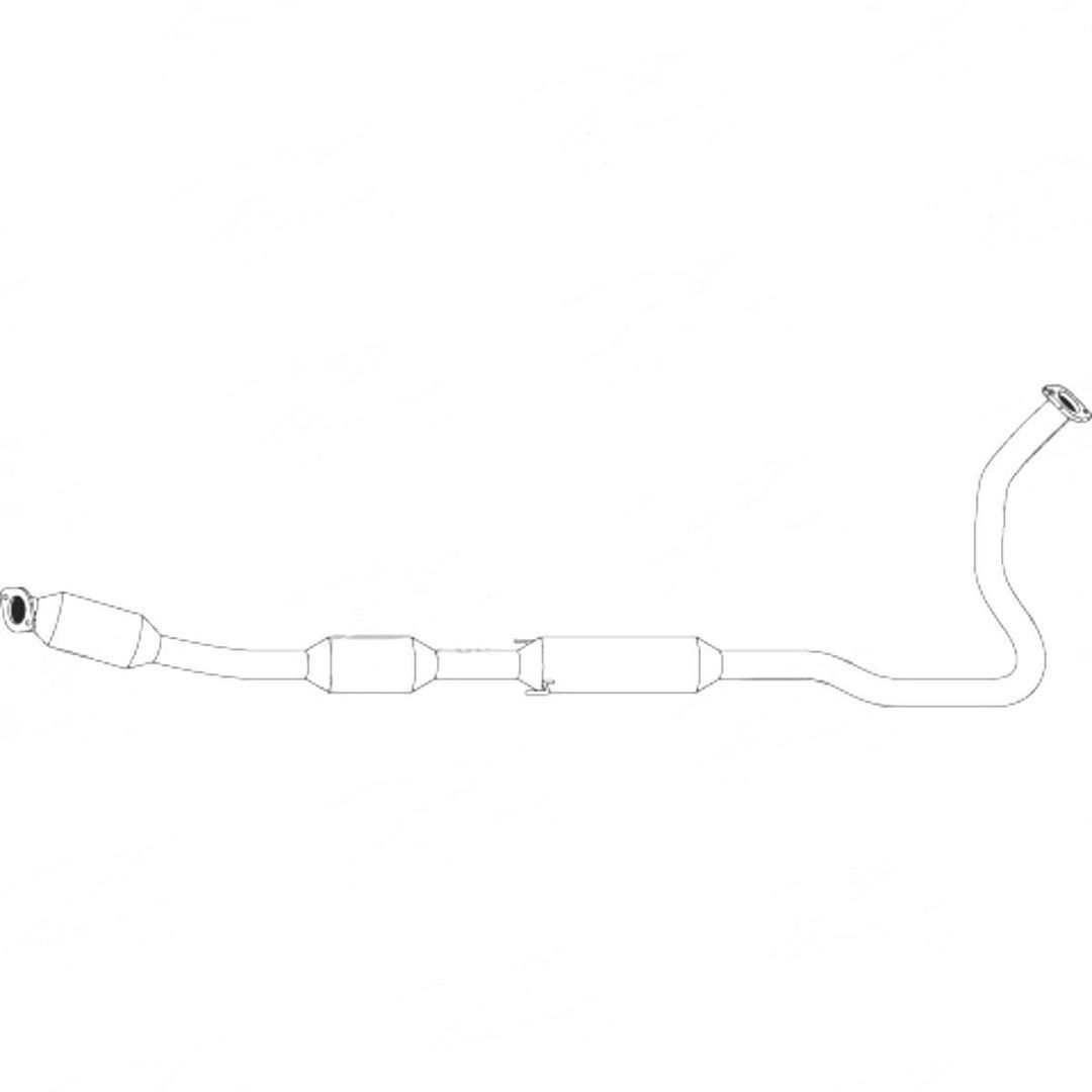 Standard Catalytic Converter - Toyota Prius NHW20R (2003 - 2009) Hatchback (1.5L) Catal…