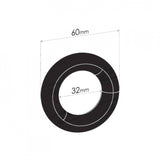 Exhaust Rubber - Universal Ring Rubber Inside Diameter (32mm), Outside Diameter (60mm), Medium