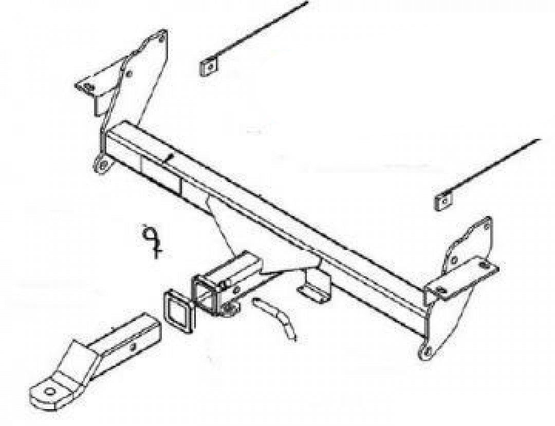 Trailboss - Towbar Suited For Mitsubishi Pajero Wagon NS/NT/NW LWB/SWB (2006 O…