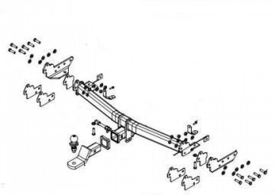 Trailboss - Towbar Suited For Mitsubishi Pajero QE SPORT/EXCEED/GLS/GLX 5D (20…