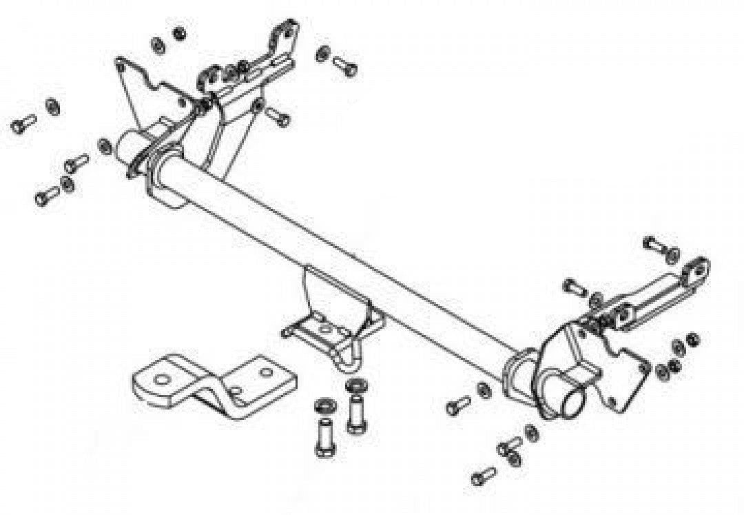 Trailboss - Towbar Suited For Toyota Yaris Hatch 3D & 5D (2011 - 2017)