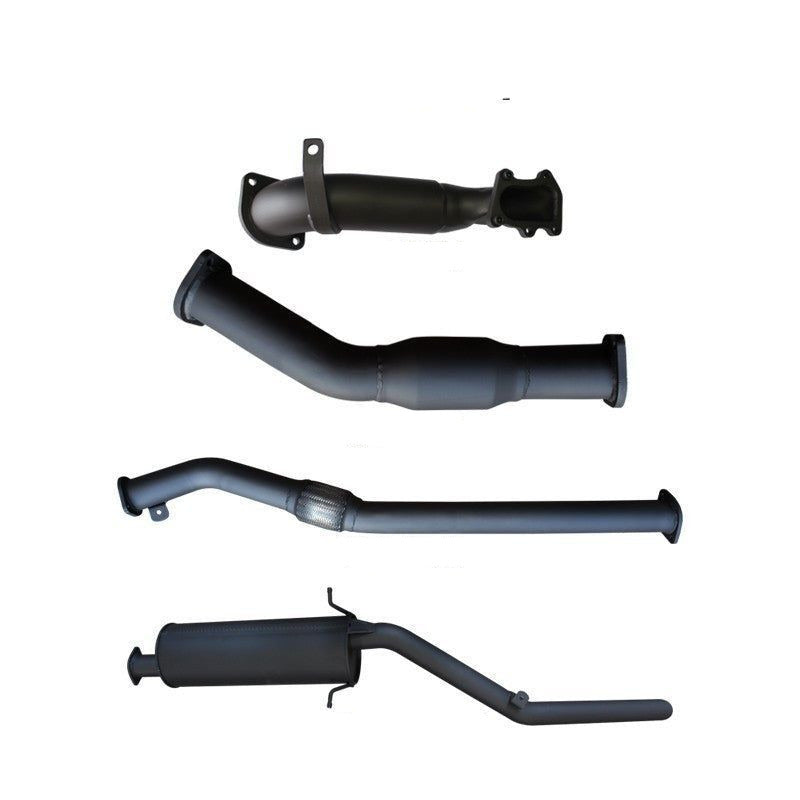 Manta | 3″ Turbo Back Exhaust System with Cat & Muffler | Nissan Navara D22 3.0L Turbo Diesel Ute 2000–2006