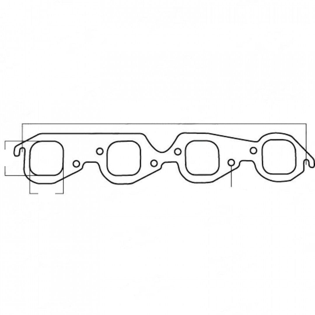 Chevrolet 396ci, 402ci, 427ci & 454ci Large Port - Exhaust Manifold Gasket