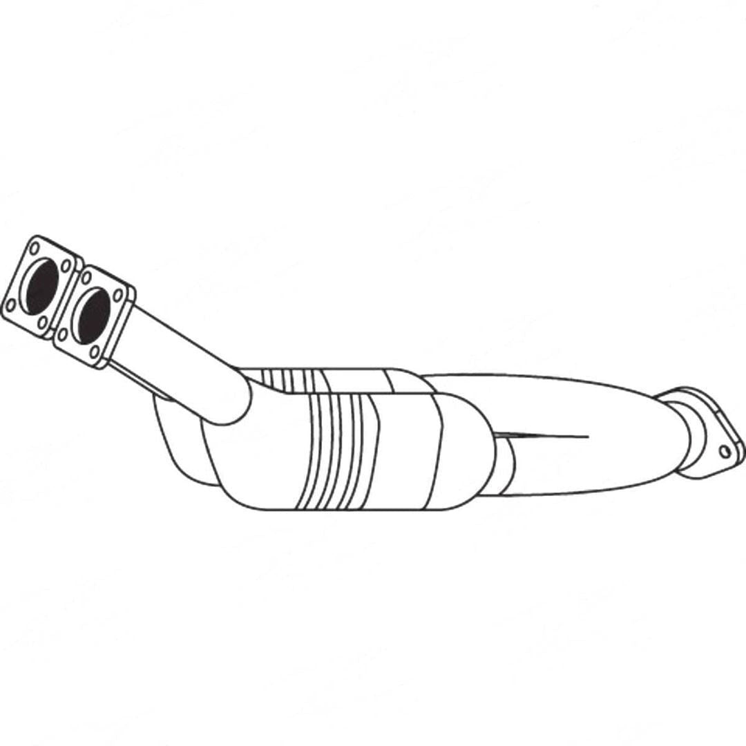 Standard Catalytic Converter - Volvo S80 TS XY (1998 - 2006) Sedan (2.8L/2.9L) Catalyti…