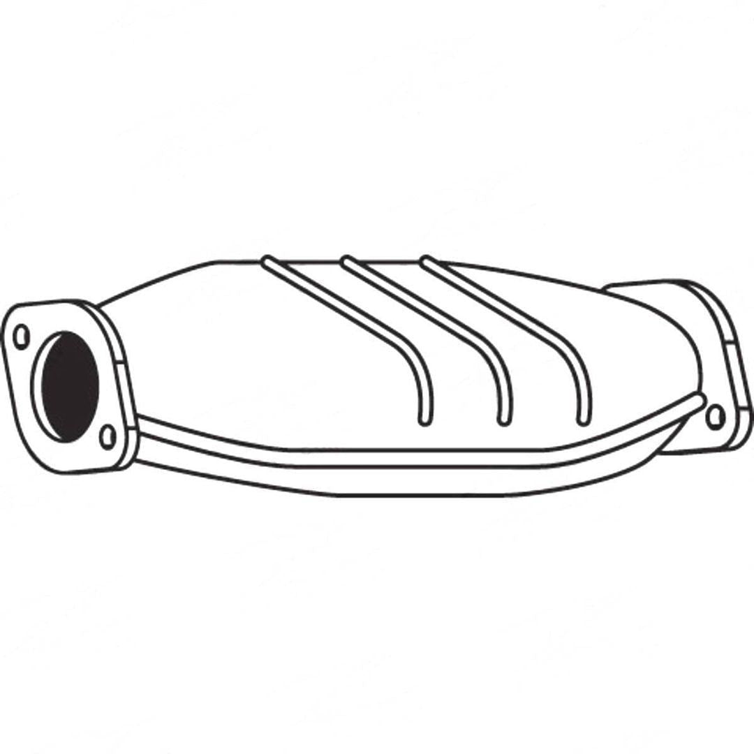 Standard Catalytic Converter - Mitsubishi Pajero NH NJ NK NL (1991 - 1997) Wagon (3.0L)…