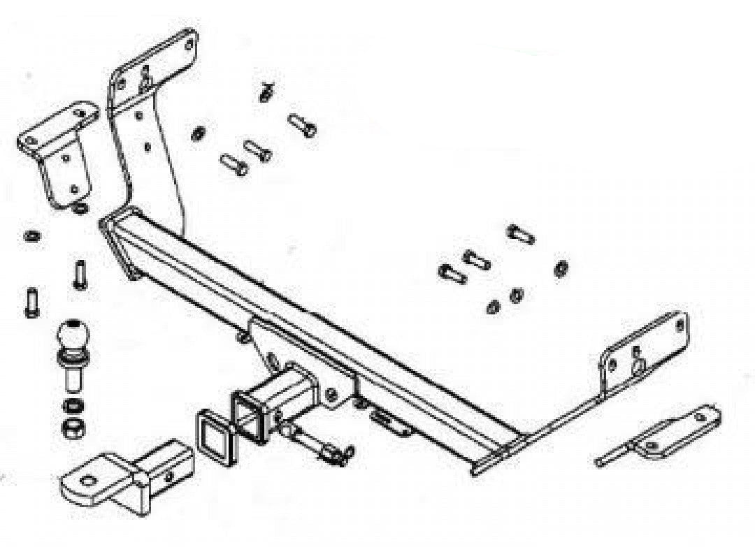 Trailboss - Towbar Suited For Toyota Hiace LWB (2005 Onwards)