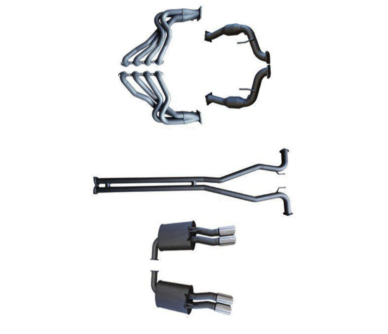 Manta | Twin 2.5″ Full System with 1 7/8″ Extractors WOM/Muffler | Holden Commodore VE & HSV Maloo V8 Ute 2007–2013