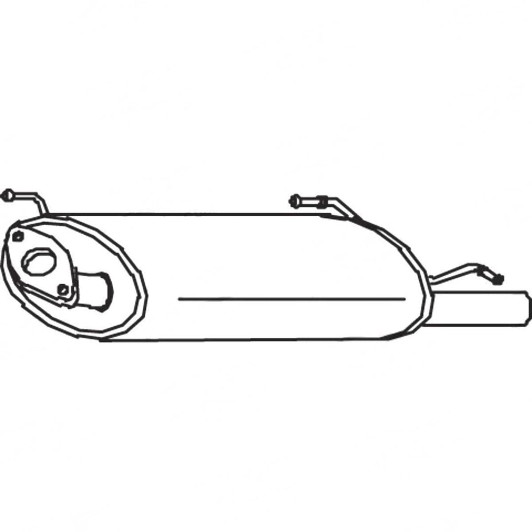 Standard Replacement - Nissan Pulsar N16 (2001 - 2006) Hatchback (1.8L) Rear Mu…