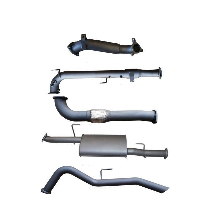 Manta | 3″ Turbo Back Exhaust System with Cat & Rear Tailpipe | Nissan Navara D40 2.5L Turbo Diesel Auto Thai Build Ute 2007–2015