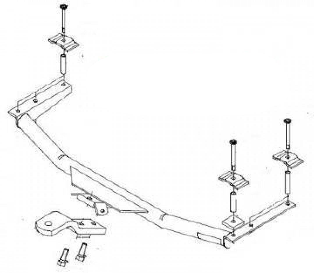 Trailboss - Towbar Suited For Holden Vectra Hatch/Sedan JR (1997 - 1998)