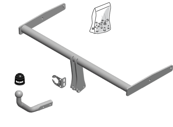 BRINK - Audi A1 (2011 - 2018), Audi A1 (2010 - 2015), Volkswagen Polo (2009 - 2017) European Towbar