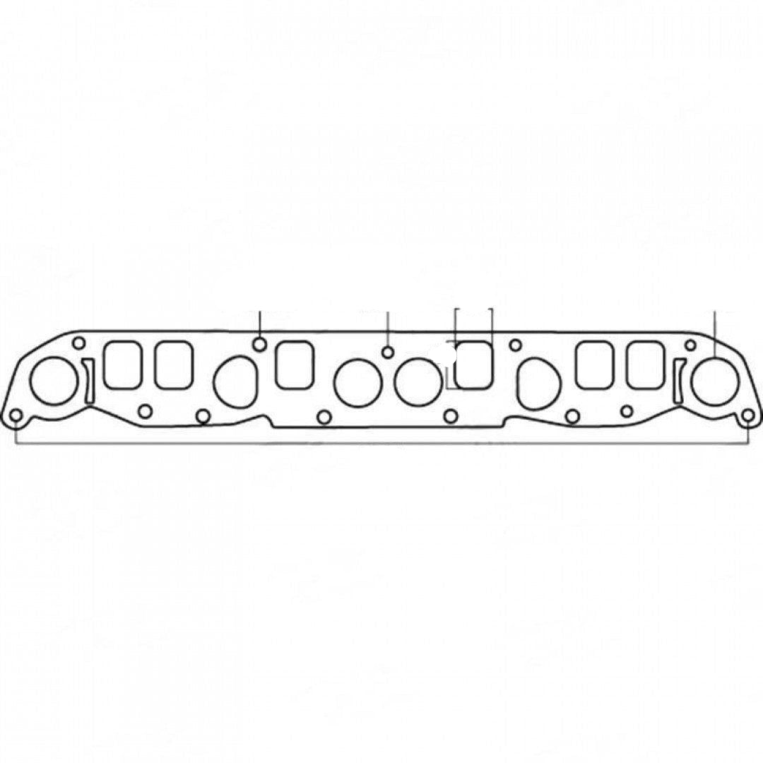 Jeep Cherokee, Wrangler & Renegade, 4.0L, Graphite - Exhaust Manifold Gasket