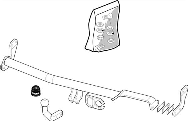 BRINK - Citroen C2 (2003 - 2008) European Towbar