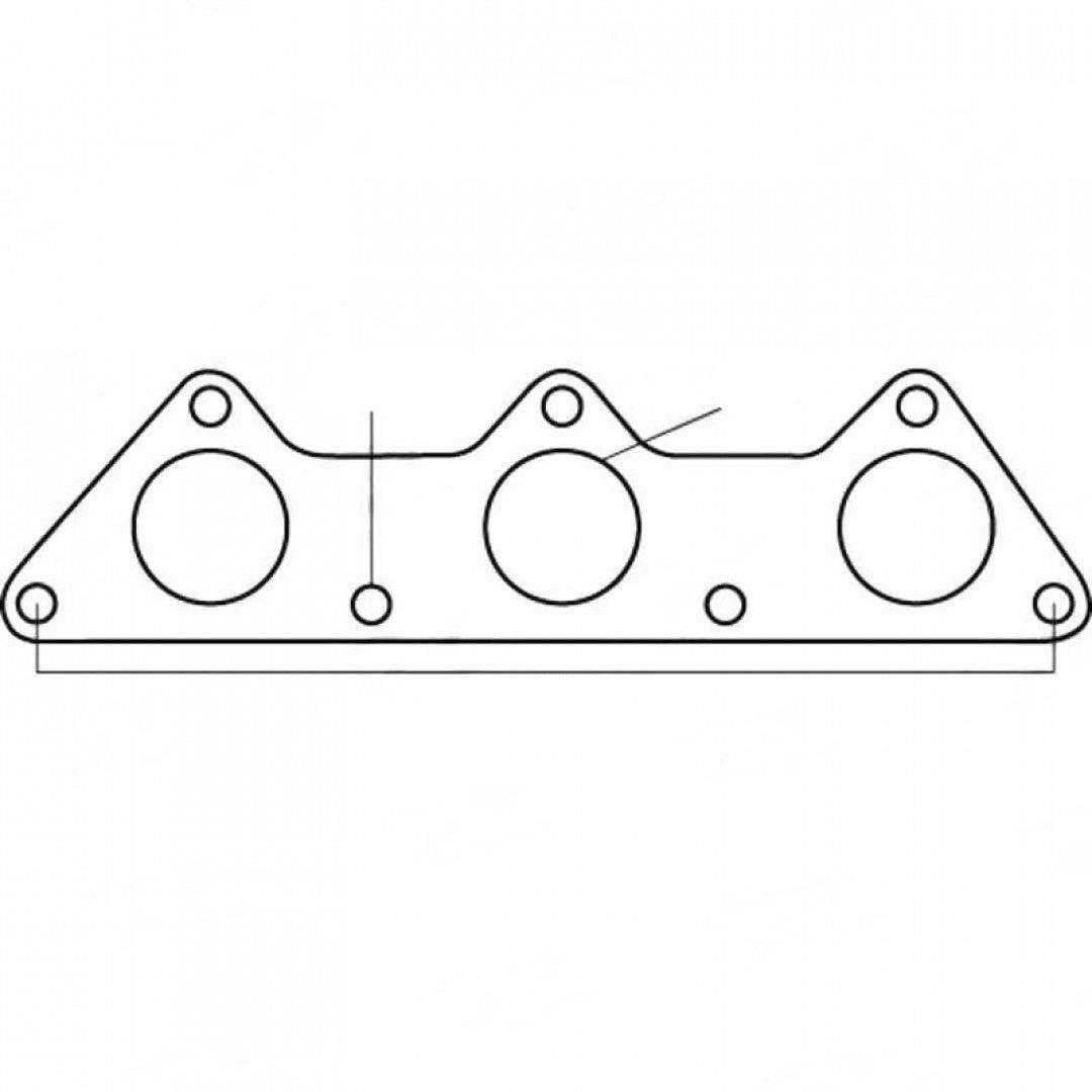 Mitsubishi Magna & Verada V6 TE, TF, TH & TJ, Mitsubishi Pajero NJ, NK, NL, NM & NP, 3L & 3.5L, Mitsubishi Triton MK V6, Mitsubishi 6G74  - Exhaust Manifold Gasket