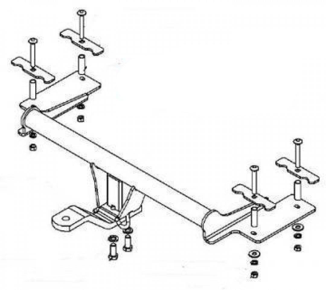 Trailboss - Towbar Suited For Holden Vectra Hatch/Sedan (2003 - 2006)