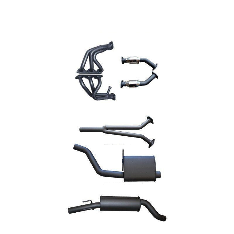 Manta | 2.5″ Full Exhaust System with Extractors Muffler/Muffler | Holden Commodore VZ 3.6L V6 Sedan Ute Wagon 2004–2007