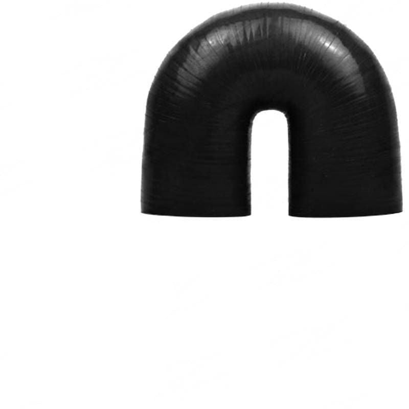 Silicone Hose - Inside Diameter 3-1/2" Inch (89mm), Black, 180 Bend
