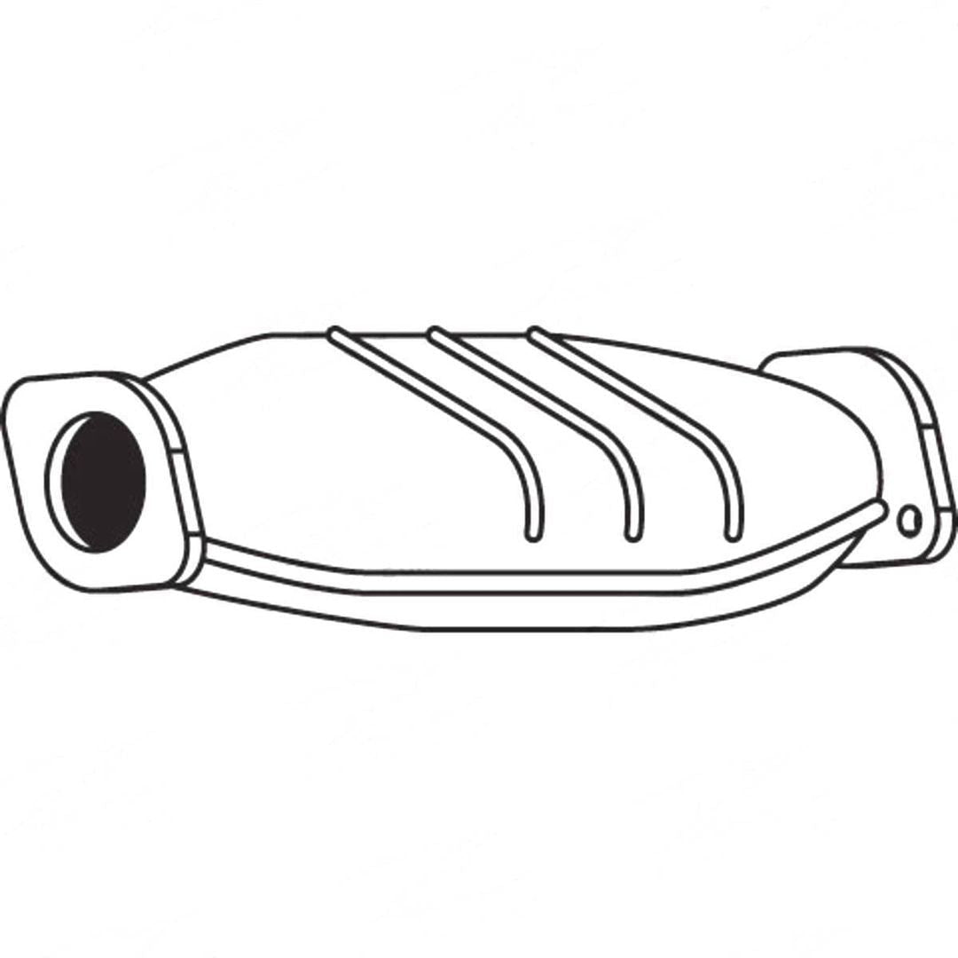 Standard Catalytic Converter - Mazda 323 (1994 - 1998), 323 Astina (1994 - 1998) Hatchb…