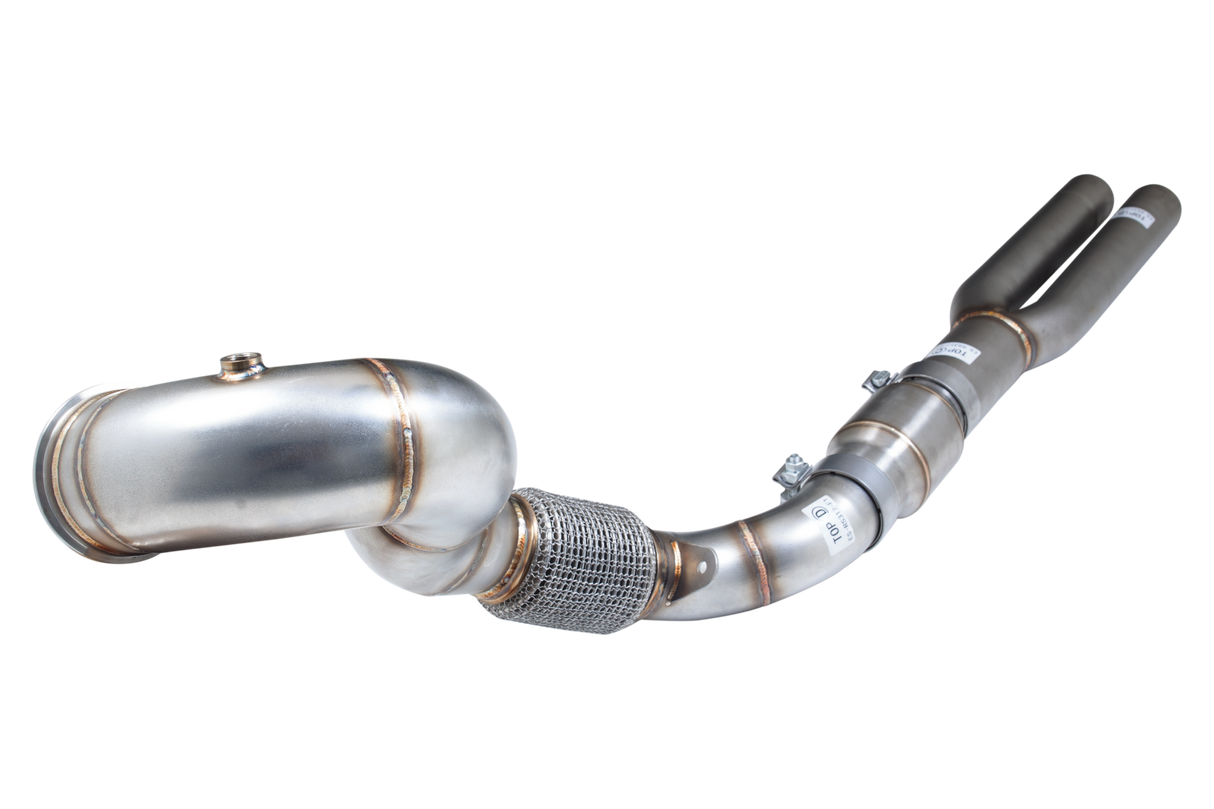 XFORCE - Audi RS3, TT RS 8V Hatch (2017-2021), 8V Sedan (2017-2021), FV (2017-on) 3″ Stainless Steel Dump pipe & cat kit