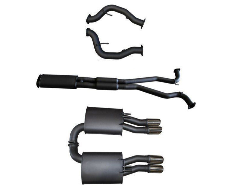 Manta | Twin 3″ Cat Back Muffler/Muffler | Holden Commodore VE & VF V8 Ute & HSV Maloo 2007–2017