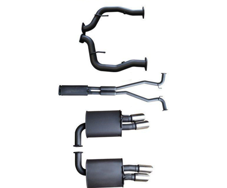 Manta | Twin 2.5″ Cat Back Exhaust with Front & Rear Mufflers | Holden Commodore VE VF V8 Sedan & Wagon, HSV Clubsport GTS Tourer 2006–2017