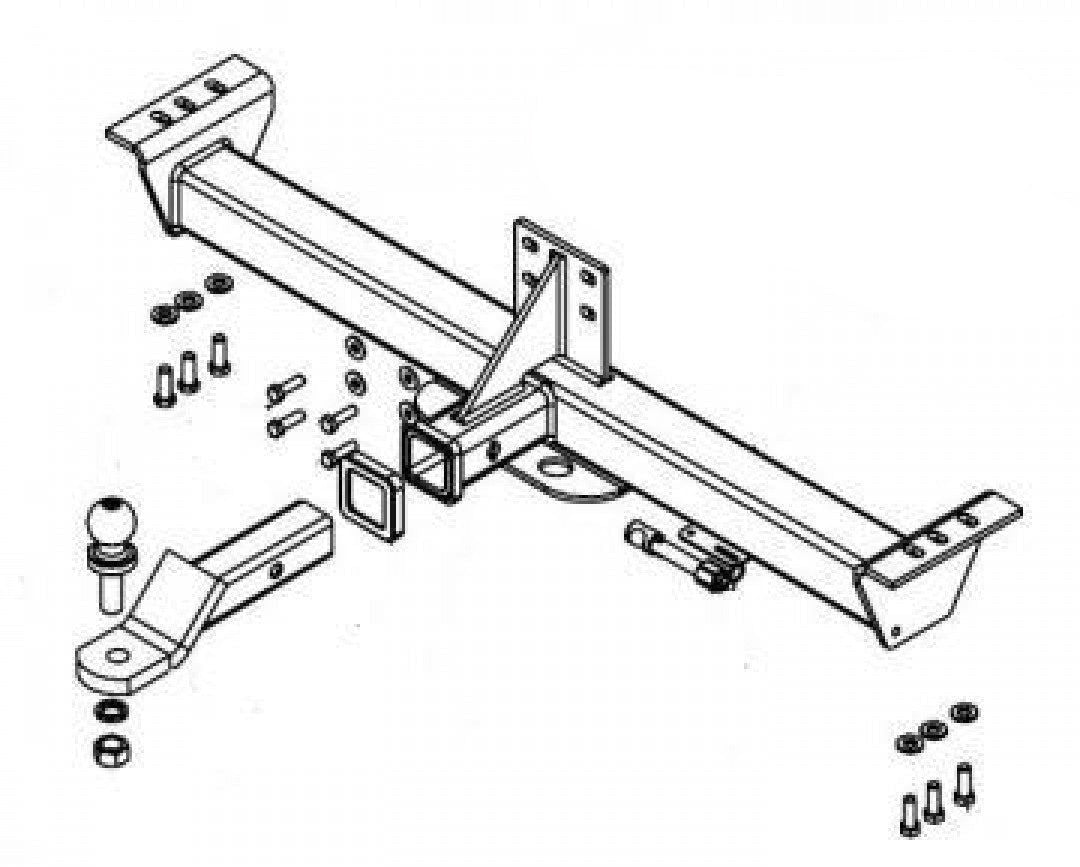 Trailboss - Towbar Suited For Nissan Patrol Cab Chassis GU Y61 (1999 - 2016) - …