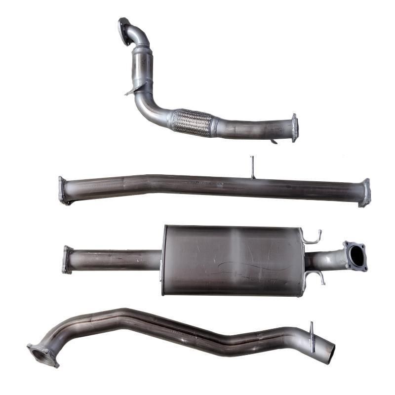 Berklee Performance - Ford Ranger 2.2L PX 2011 ONWARDS 3" Stainless Steel Turbo Back Exhaust (Ballistic Exhaust)