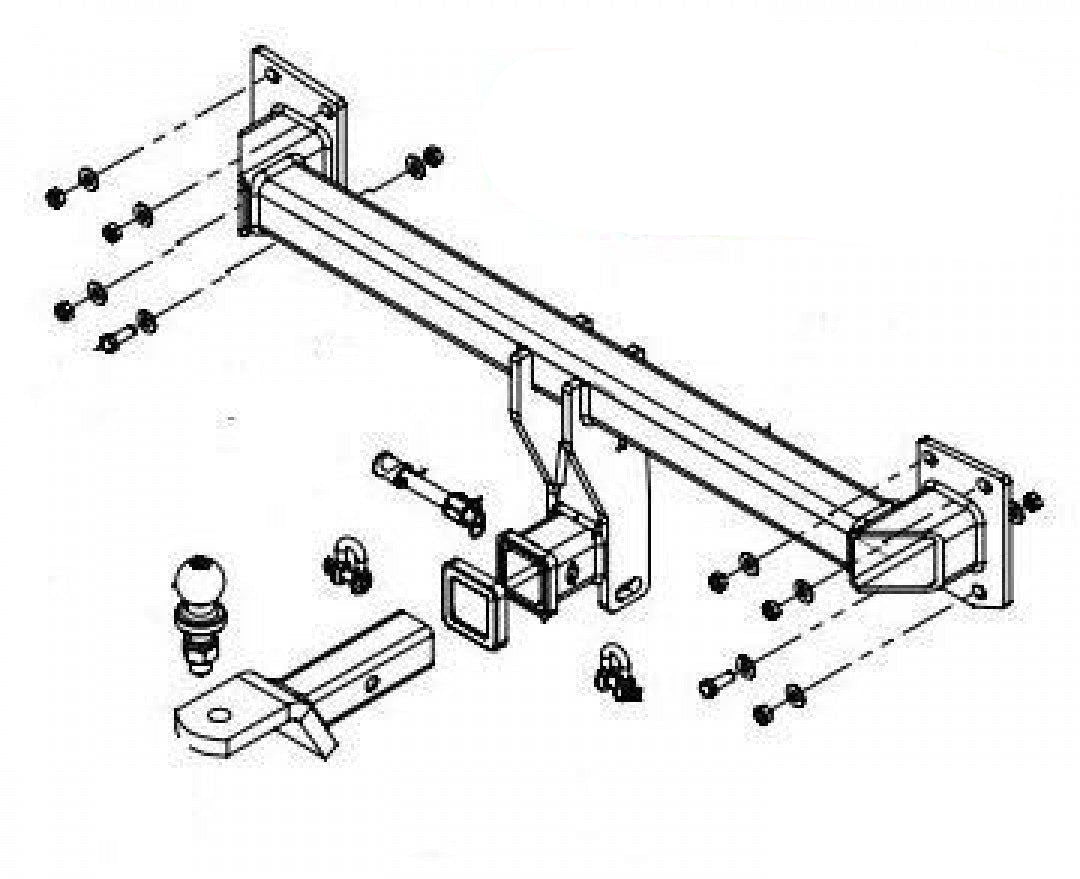 Trailboss - Towbar Suited For Volvo XC90 SUV L Series 5D (2015 Onwards)
