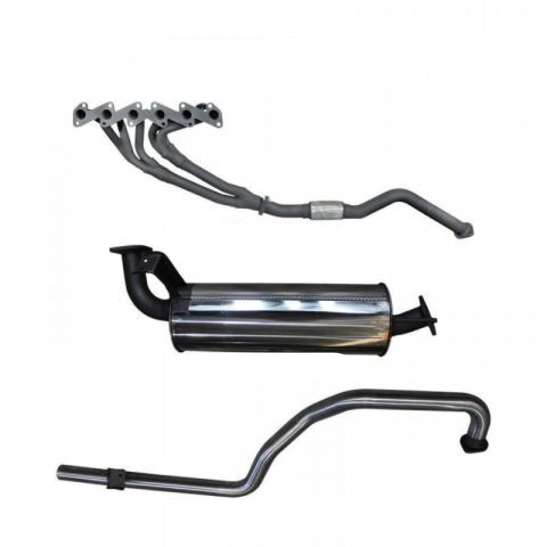 Manta - Toyota HZJ105 4.2L Extractors & 2.5in Muffler/Tailpipe
