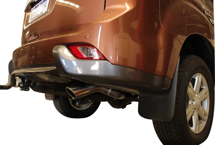 Manta - Isuzu MU-X 2012+ 3.0L - Turbo Back System - 3" Single Stainless Steel Exhaust with Cat