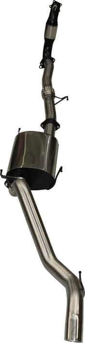 Manta - Isuzu MU-X 2012+ 3.0L - Turbo Back System - 3" Single Stainless Steel Exhaust with Cat