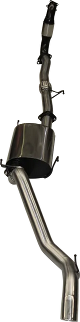 Manta - Isuzu MU-X 2012+ 3.0L - Turbo Back System - 3" Single Stainless Steel Exhaust with Cat