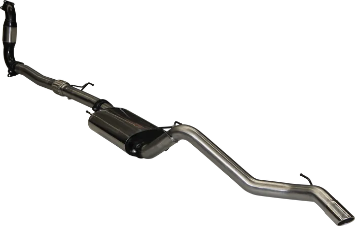 Manta - Isuzu MU-X 2012+ 3.0L - Turbo Back System - 3" Single Stainless Steel Exhaust with Cat