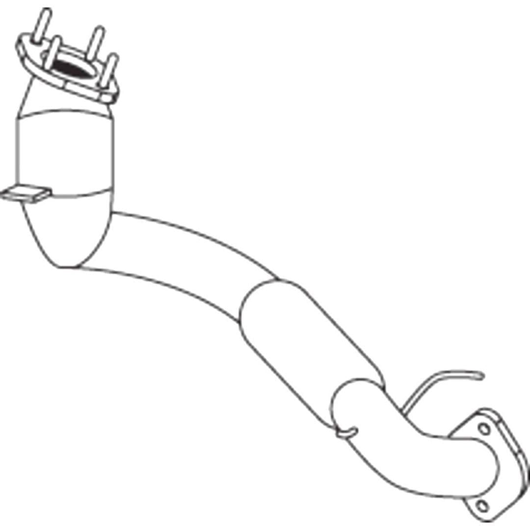 Standard Catalytic Converter - Ford Transit VM (2006 - 2012) Van (2.2L) Catalytic Conve…