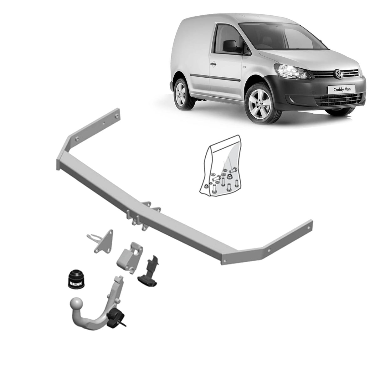 BRINK - Volkswagen Caddy (2020 - on) Towbar European